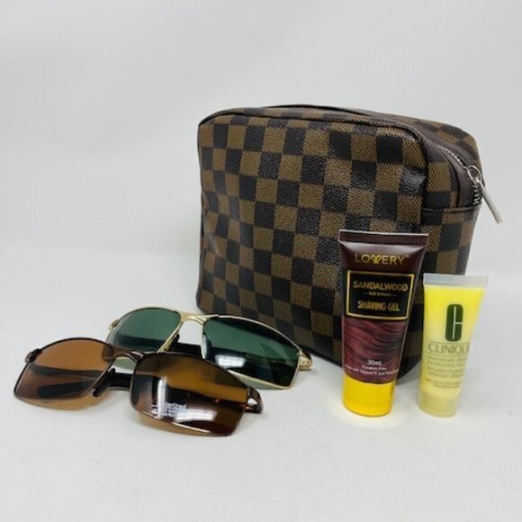 Men's travel bag, 2 sunglasses and 2 skincare. Clinique and Lowery - New - Picture 3 of 3